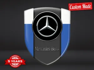 Mercedes Insignias Auto Personalizadas Resistentes Alta Calidad